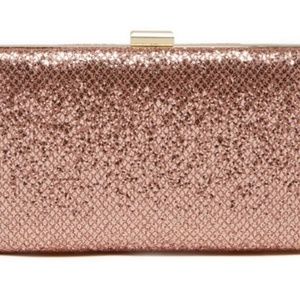 Rosey gold clutch